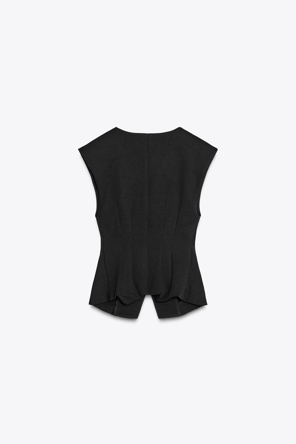 INTERLOCK SLEEVELESS TOP - Zara фото 18