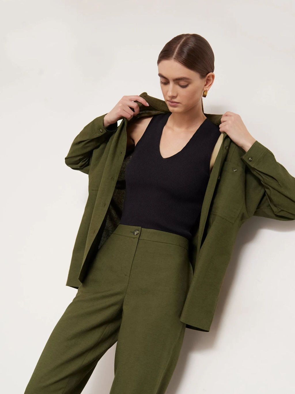 Брюки зауженного кроя - Emka фото 3