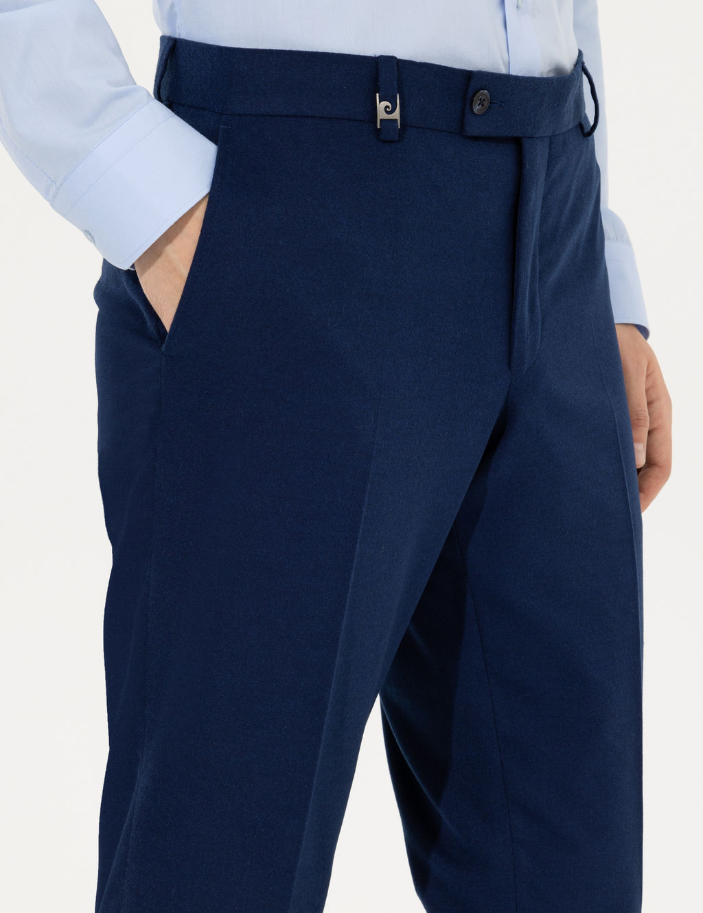 A__k Lacivert Slim Fit Kuma_ Pantolon