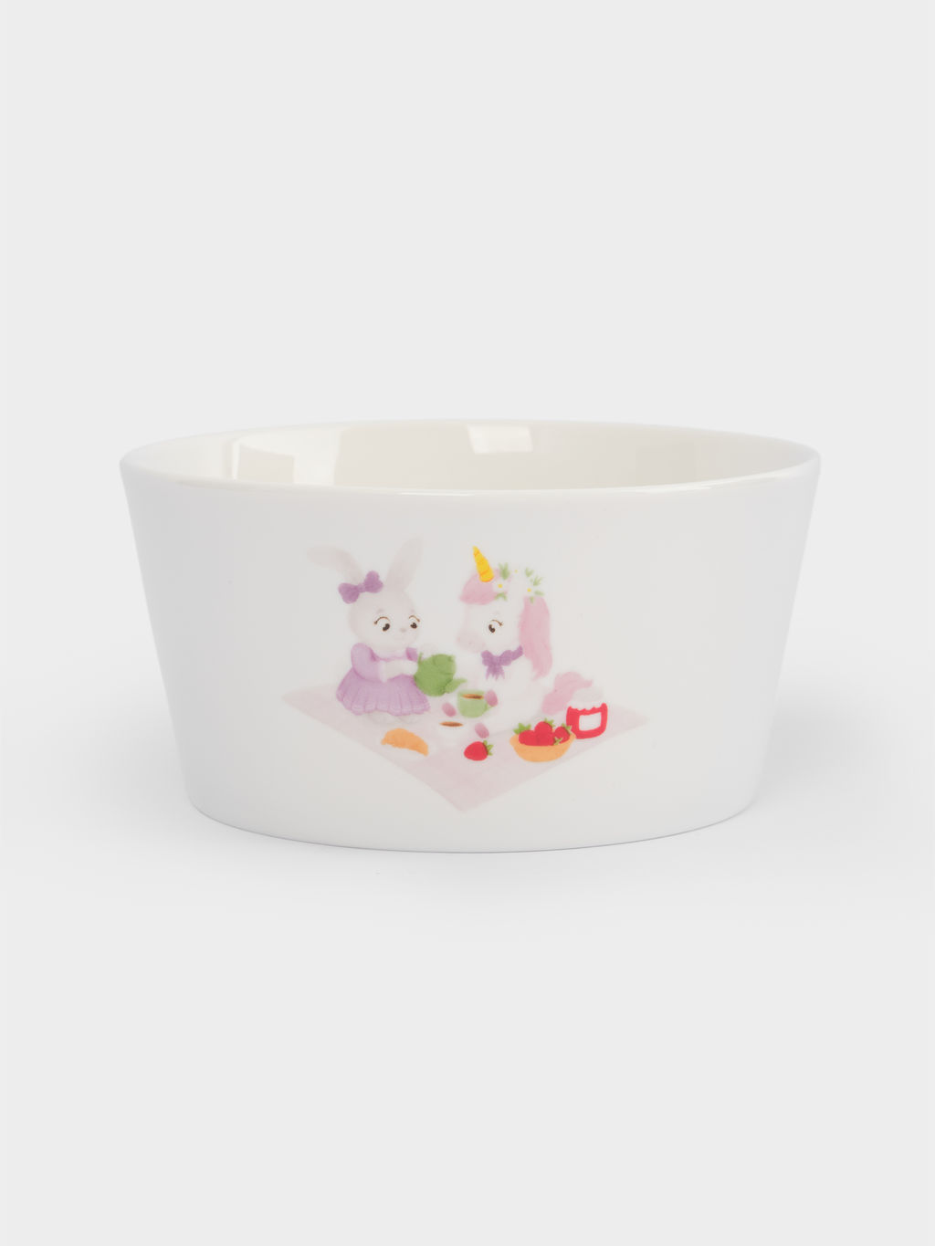 Набор посуды, детский, 1 перс, 3 пр, фарфор N, белый, Сказочные животные, Fabulous animals - Anna lafarg фото 6
