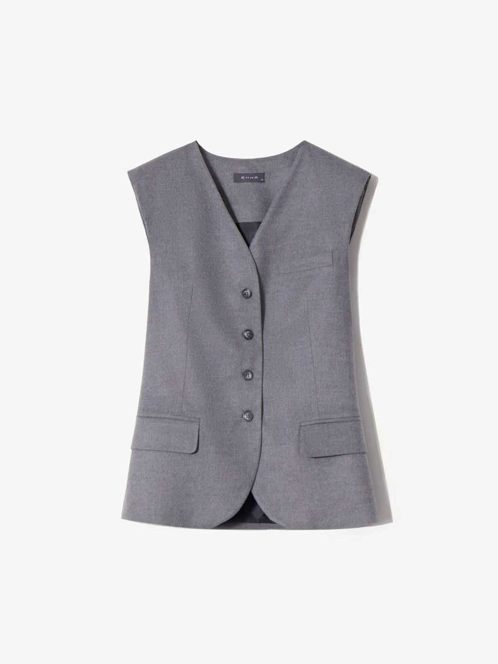 Жилет приталенного кроя - Emka фото 6