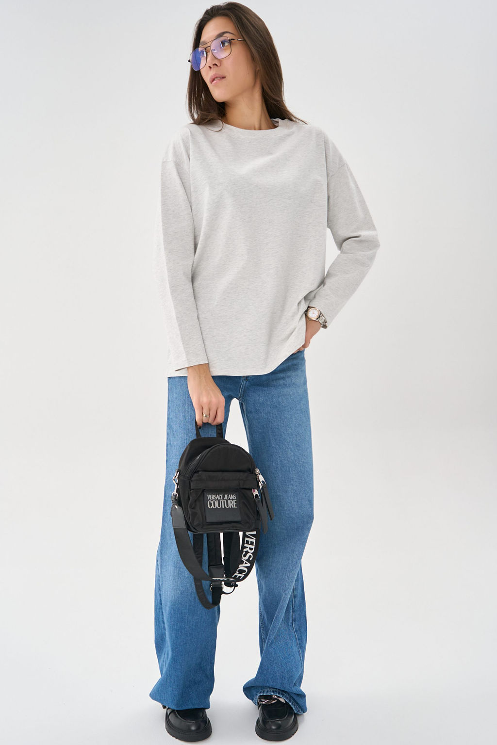 Лонгслив Эшли (серый) - Эльза фото 4