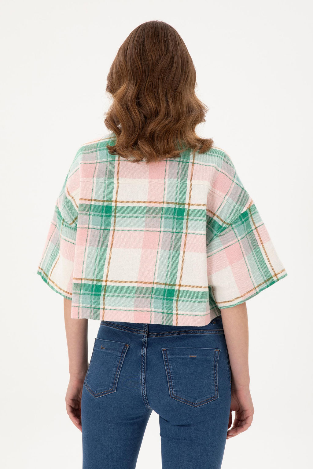 Женская рубашка лососевого цвета с длинным рукавом Неожиданная скидка в корзине - U.s. polo assn фото 5