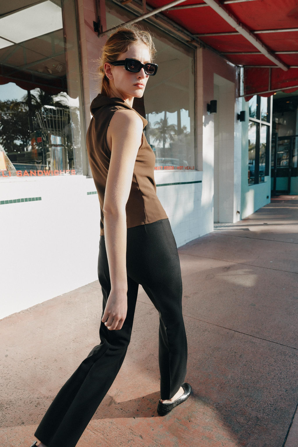 ASYMMETRIC HEM TOP - Zara фото 3