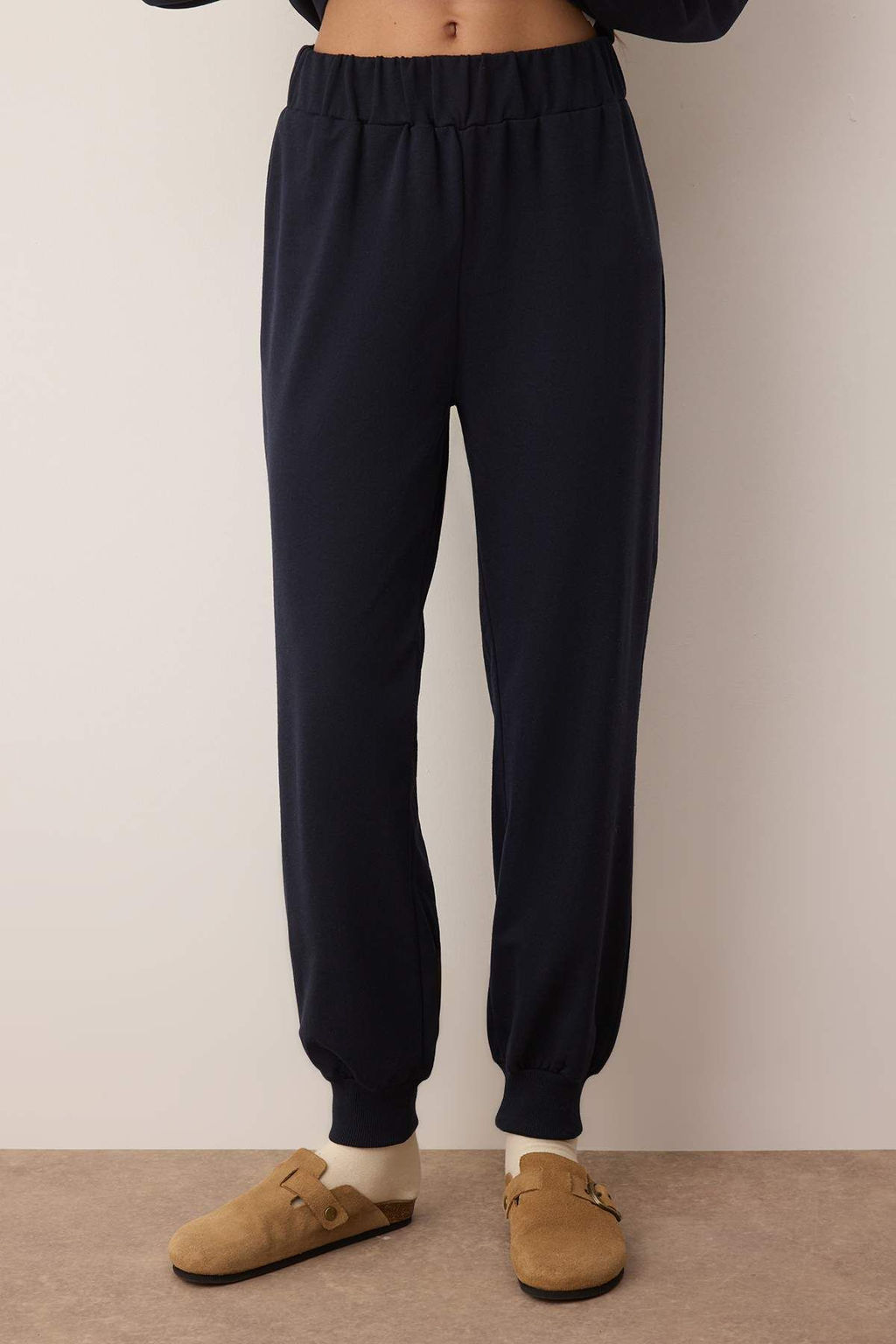 Ekru Y?lbas? Temal? Slogan Nak?sl? Orme Pijama Tak?m? THMAW26PT00034 - Trendyolmilla фото 6