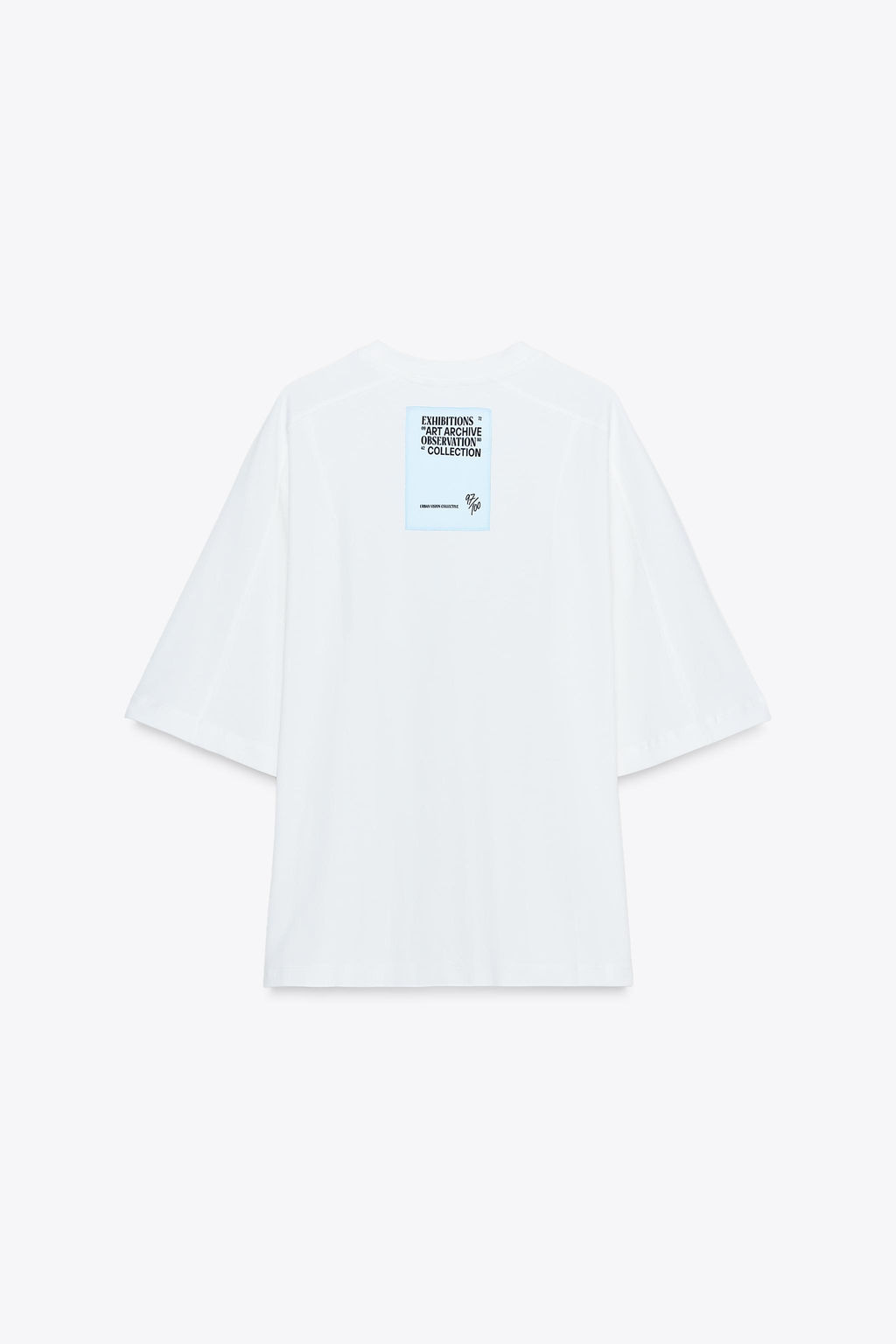 BOXY FIT T-SHIRT WITH LABEL - Zara фото 7