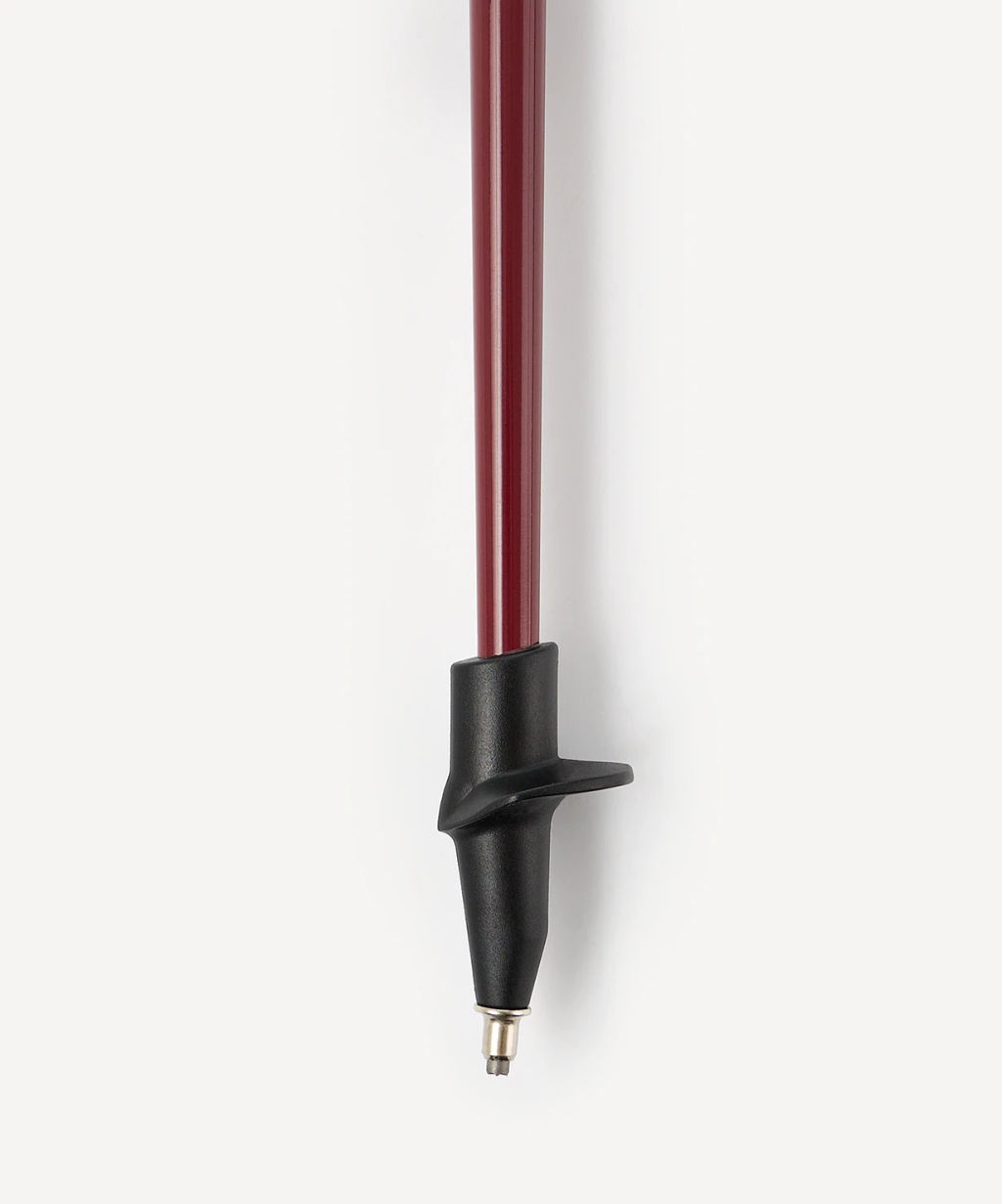 Палки для скандинавской ходьбы BERGER Travel Forest BTF25NP1-01, 106 см, цельные, красный фото 5