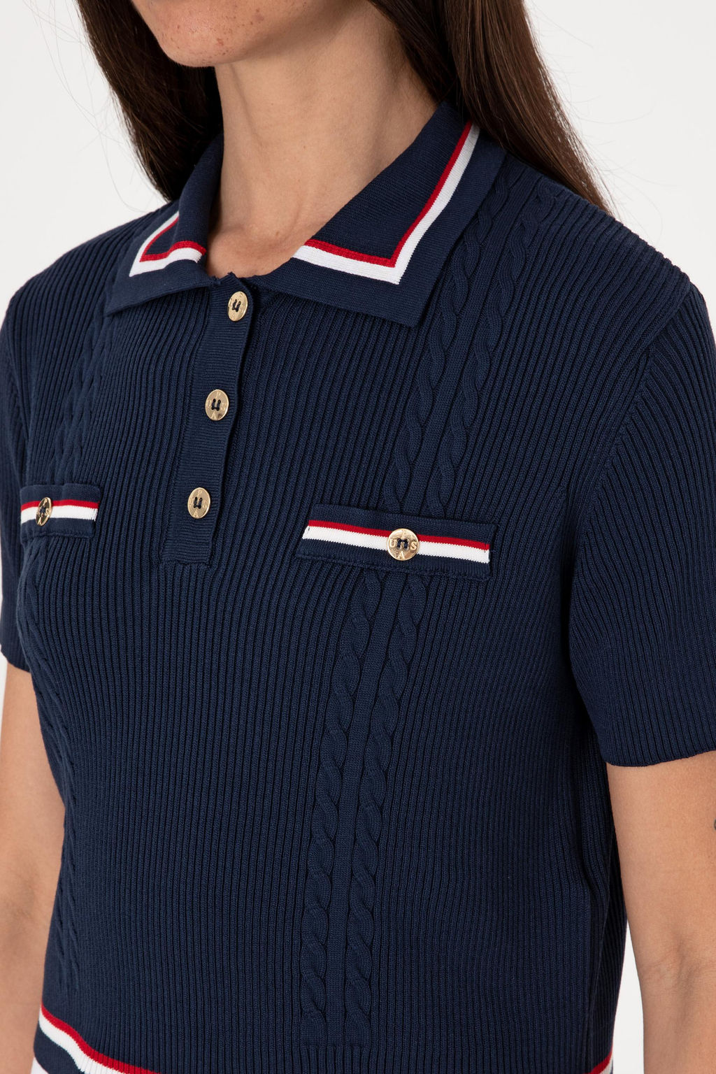 Kad_n Lacivert Kazak Sepette S_rpriz _ndirim - U.s. polo assn фото 7