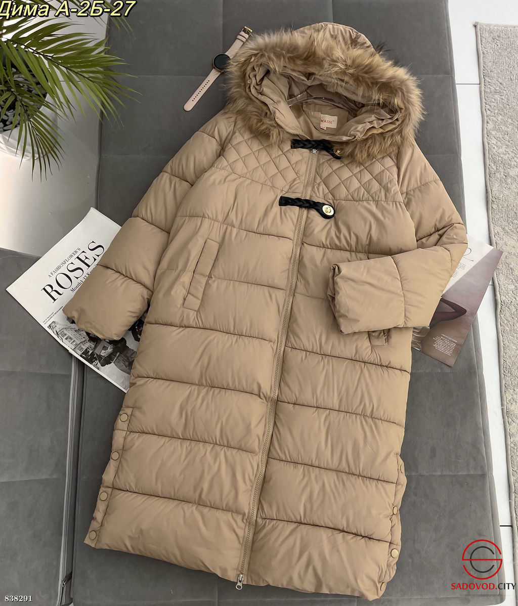 Куртка женская с меховым капюшоном - Bruno фото 3