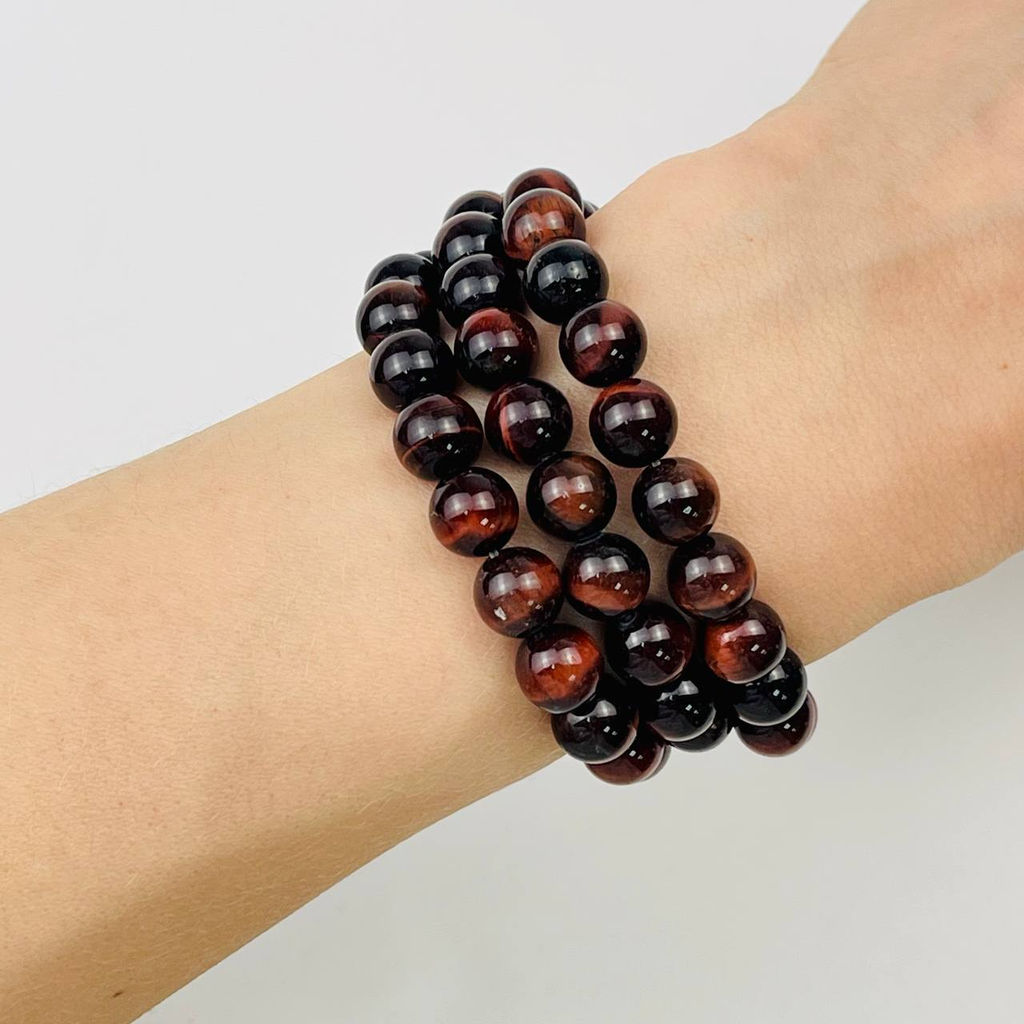 Бусины для украшений из Бычьего глаза (45 бусин) 37 см