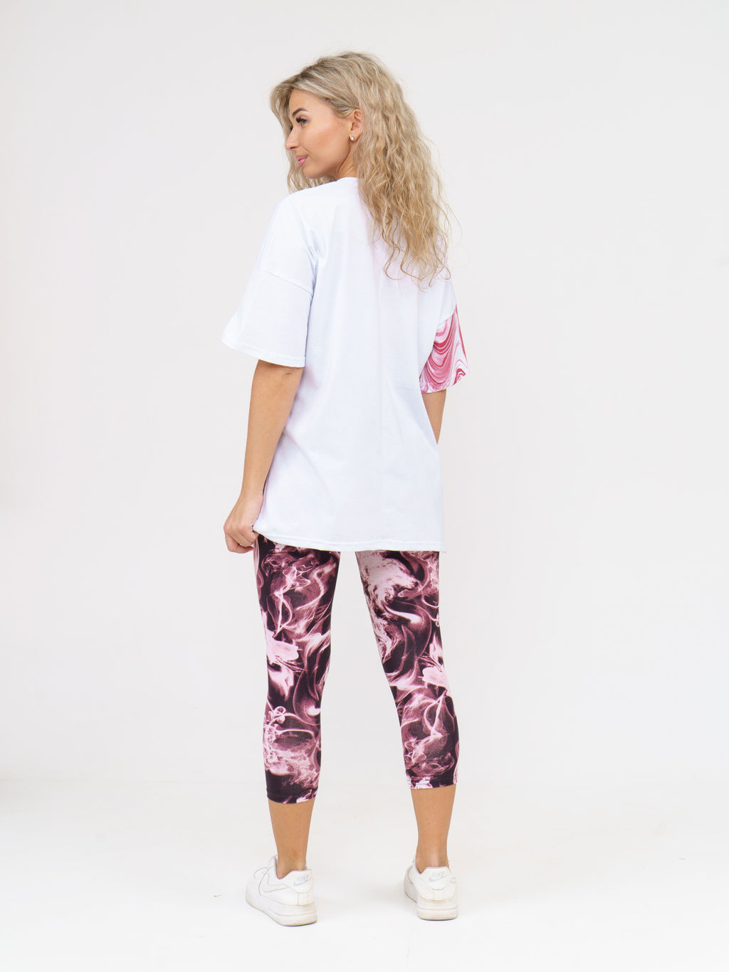 909 Костюм "белый/бордо"