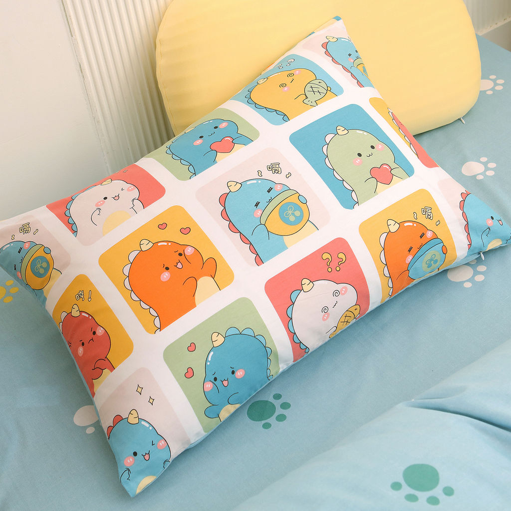 Комплект постельного белья на резинке Сатин Люкс KIDS 100% хлопок CDKR045 90*200*25/1.5 спальный/50-70 1 шт - Ситрейд фото 5