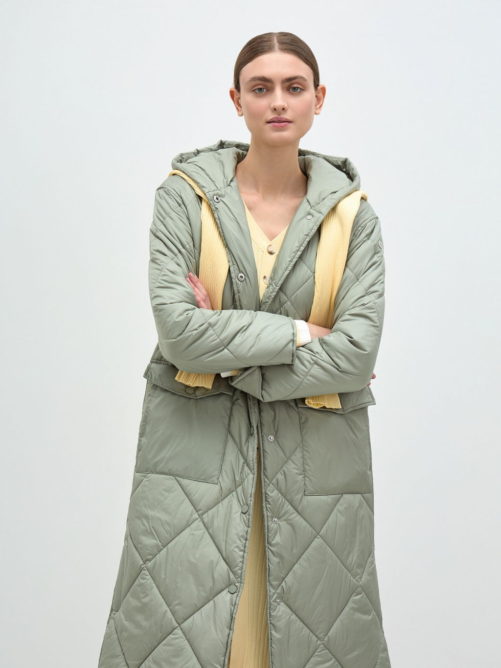 Conso/SL 240106 - jadeite Утепленное пальто