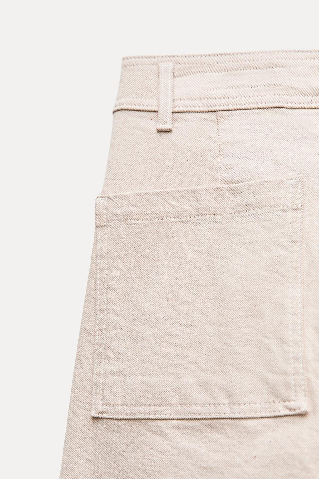 ZW COLLECTION HIGH-WAIST WIDE-LEG JEANS - Zara фото 38