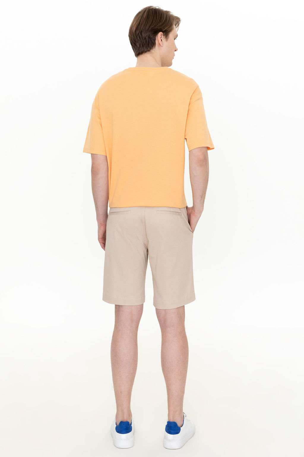 U. S. Polo Assn Мужские бежевые тканые шорты - U.s. polo assn фото 5