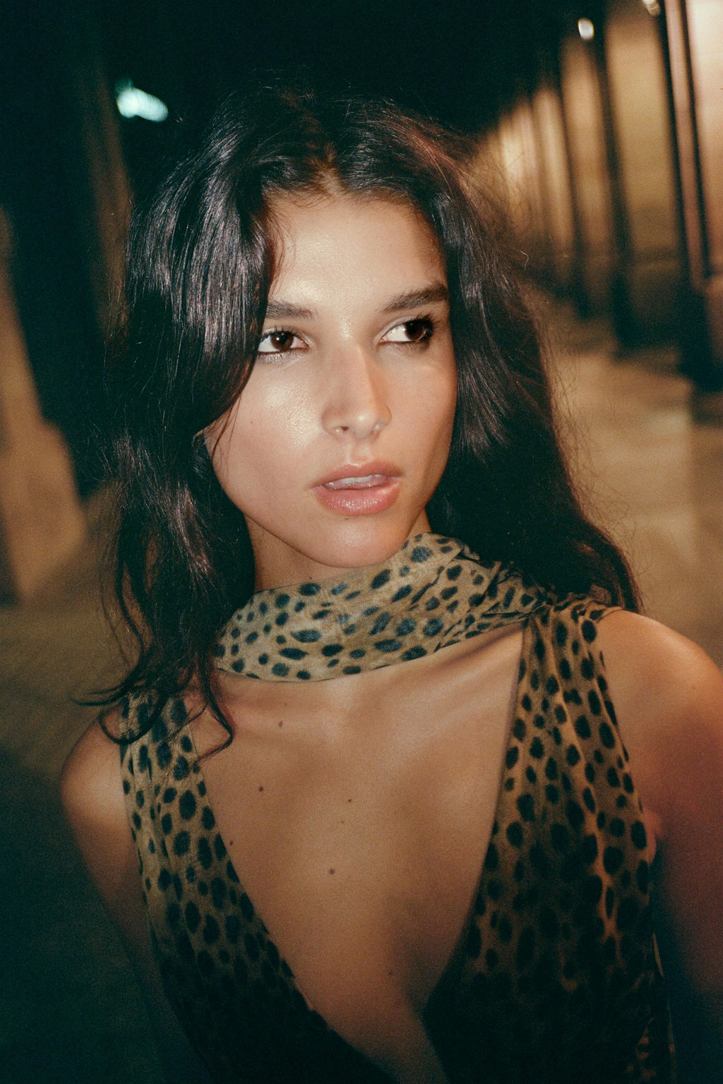 ANIMAL PRINT FOULARD DRESS - Zara фото 13