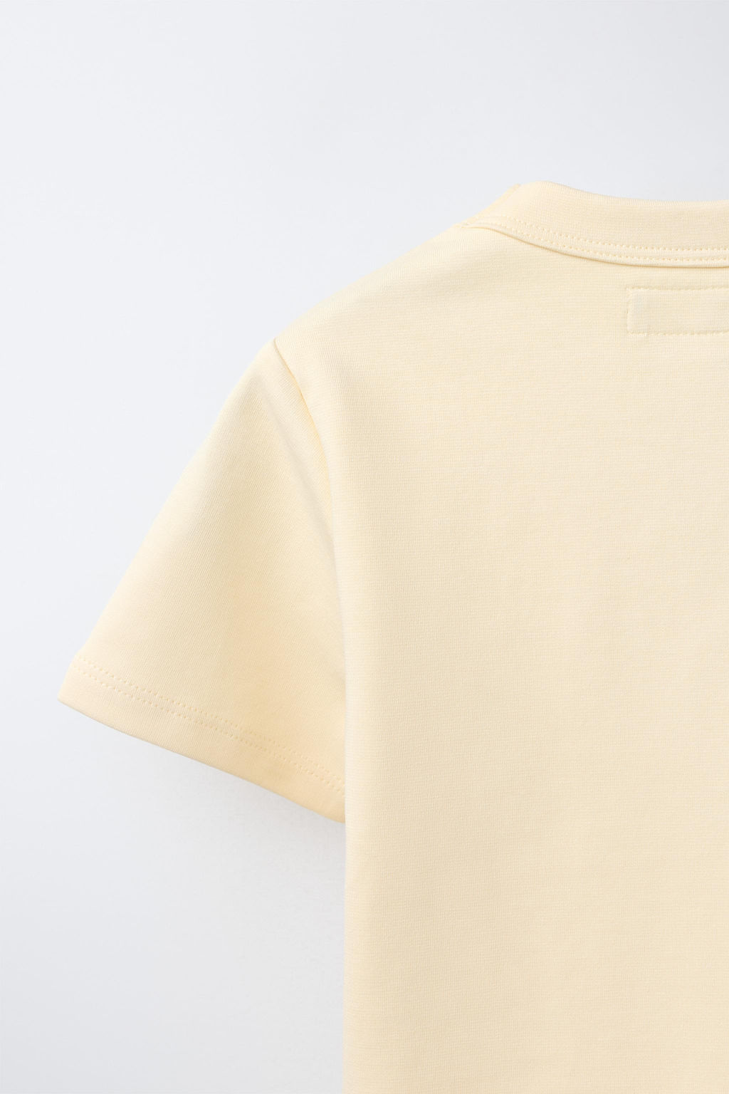 CAMISETA LISA INTERLOCK / Amarillo - Zara фото 4
