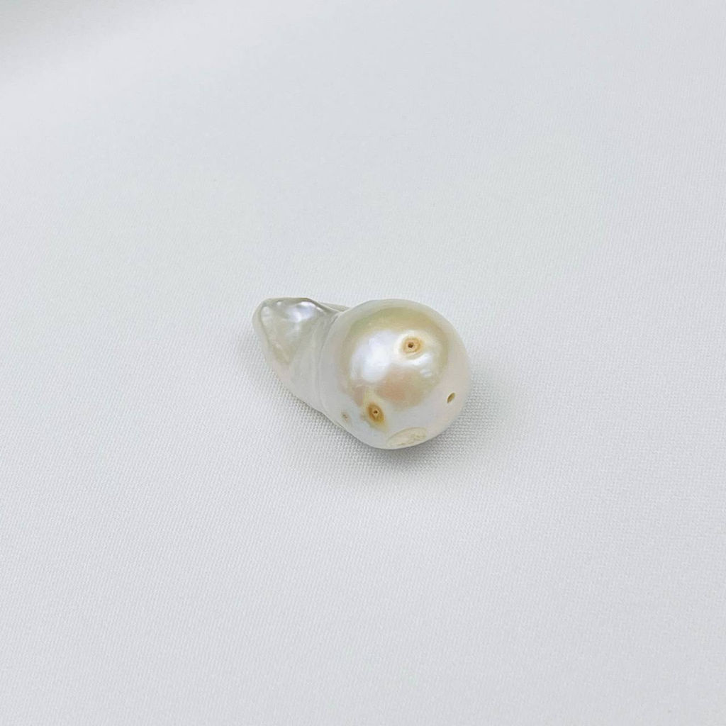 Бусины для украшений из белого Жемчуга (1 шт)