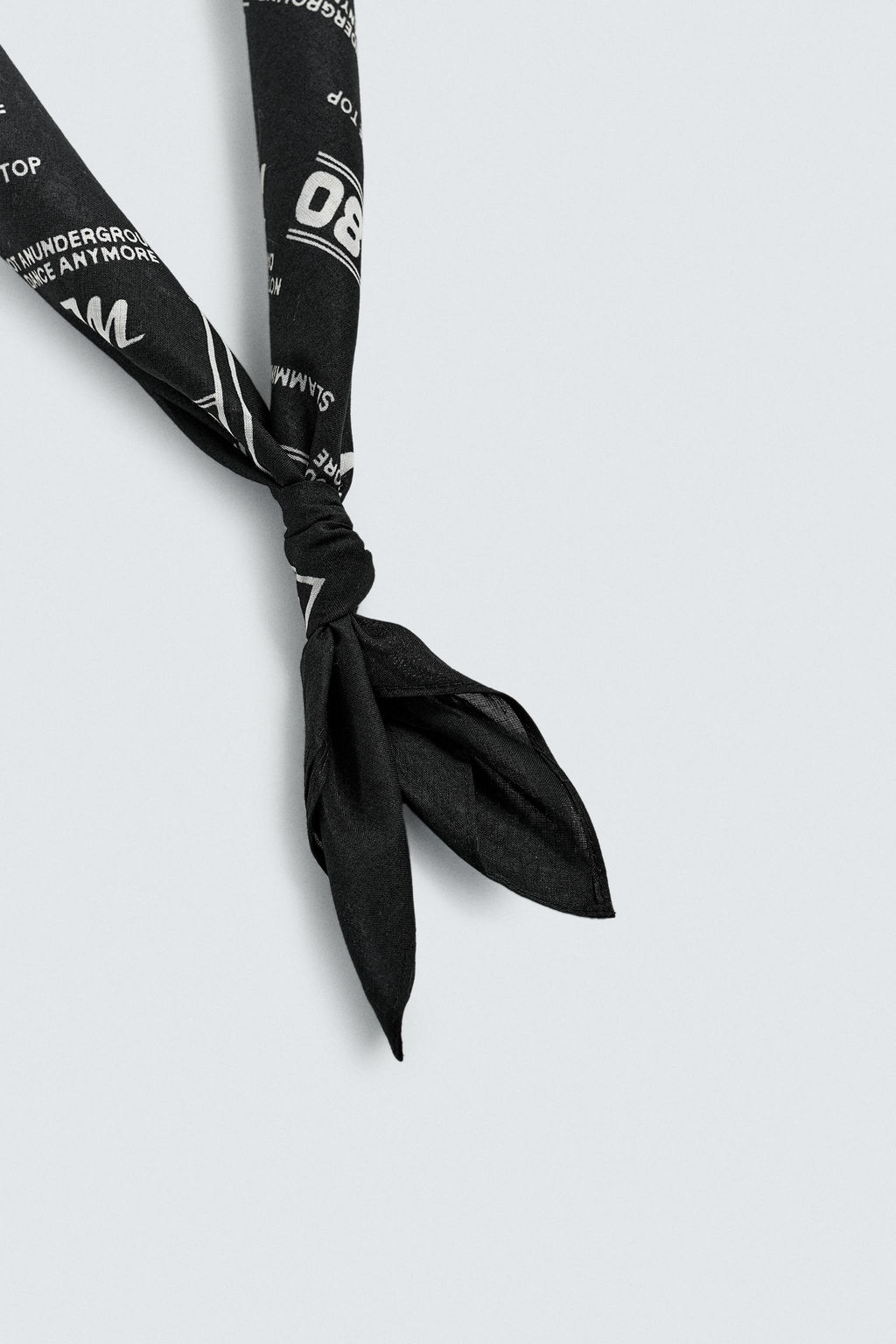 BANDANA ESTAMPADO GEOM?TRICO / Negro - Zara фото 3