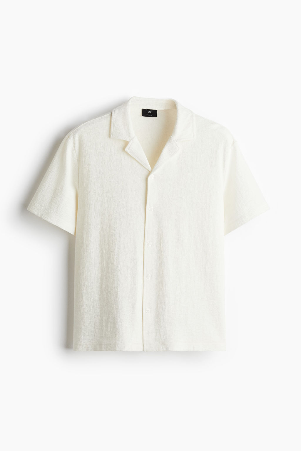 Camisa resort de punto Regular Fit - H&m фото 3