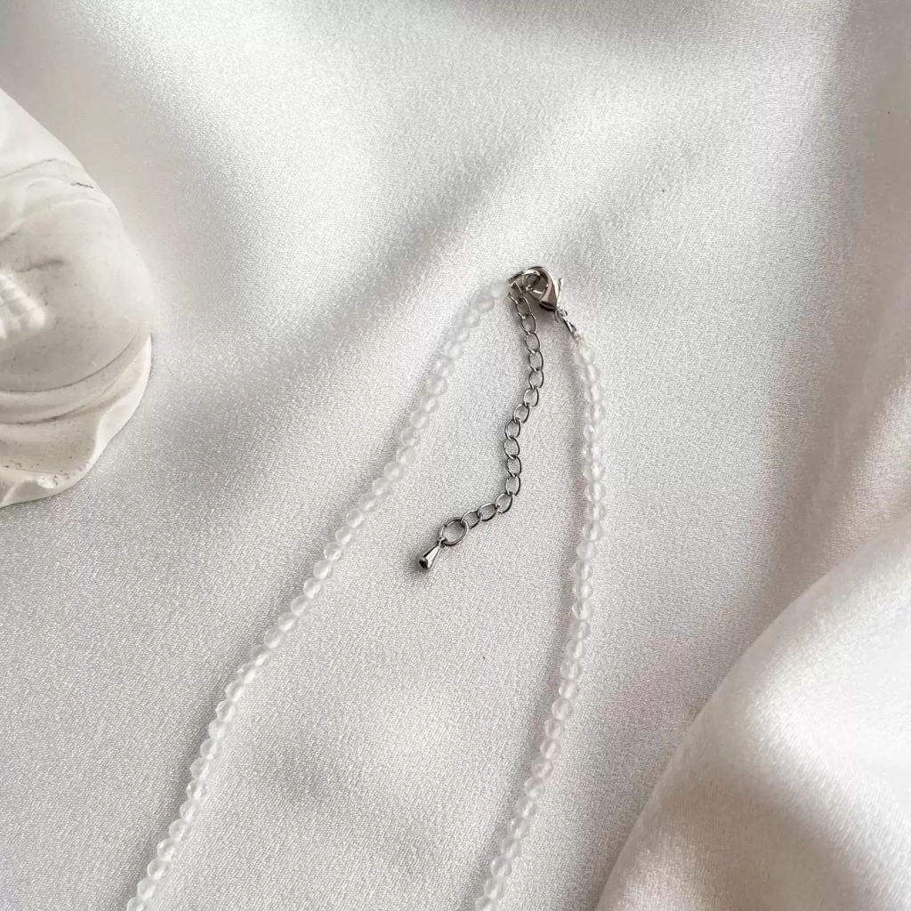 Бусы из Горного Хрусталя огранка 42 см +