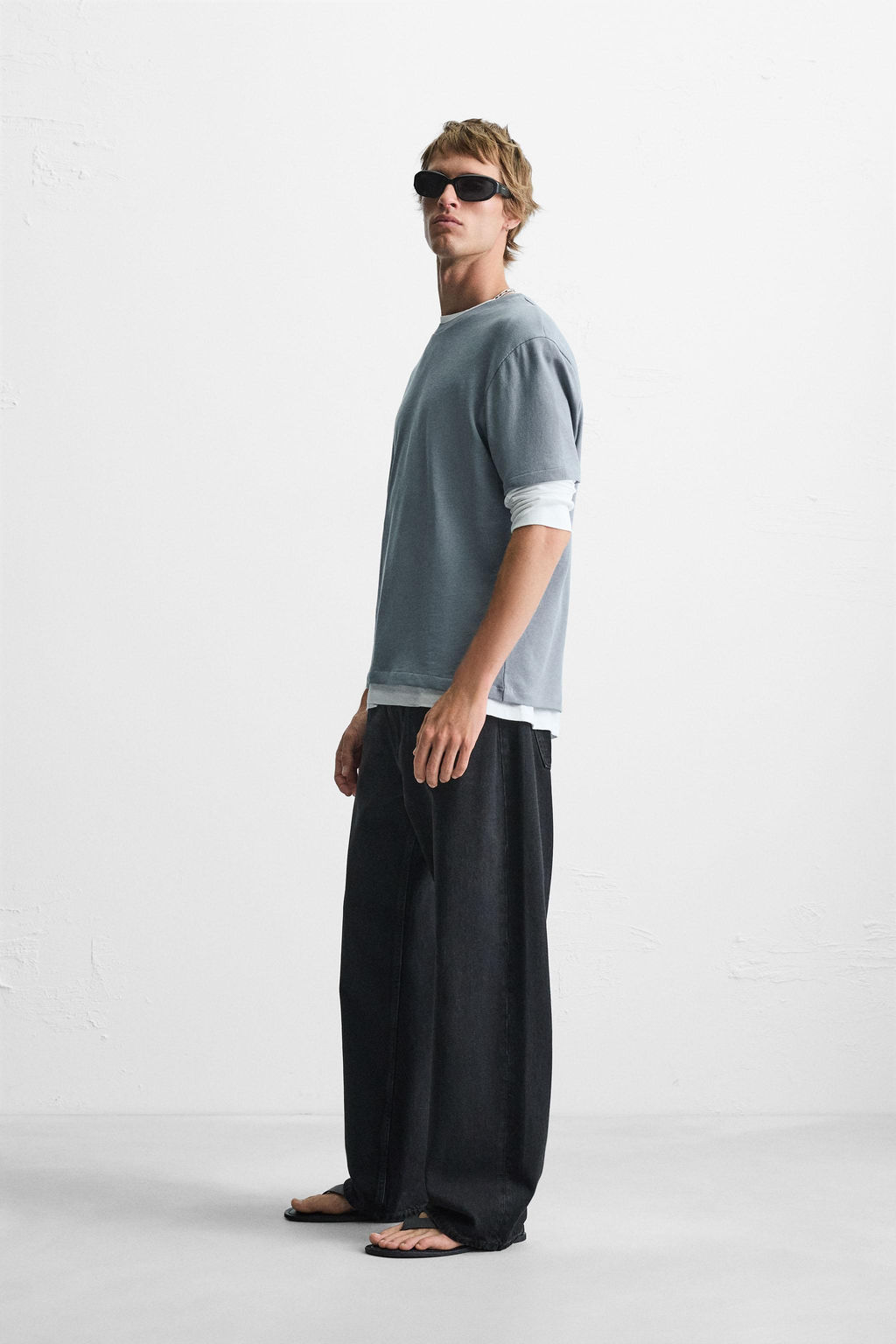 BASIC KNIT T-SHIRT - Zara фото 4