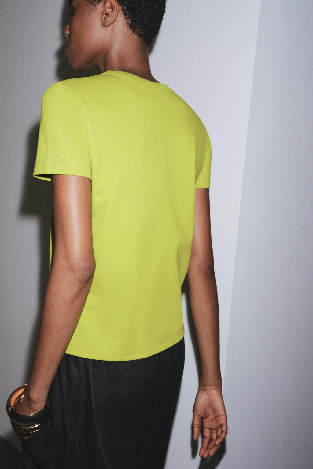 SHORT SLEEVE INTERLOCK T-SHIRT - Zara фото 3
