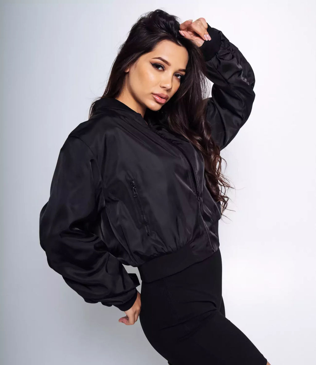 Бомбер #КТ2566, чёрный