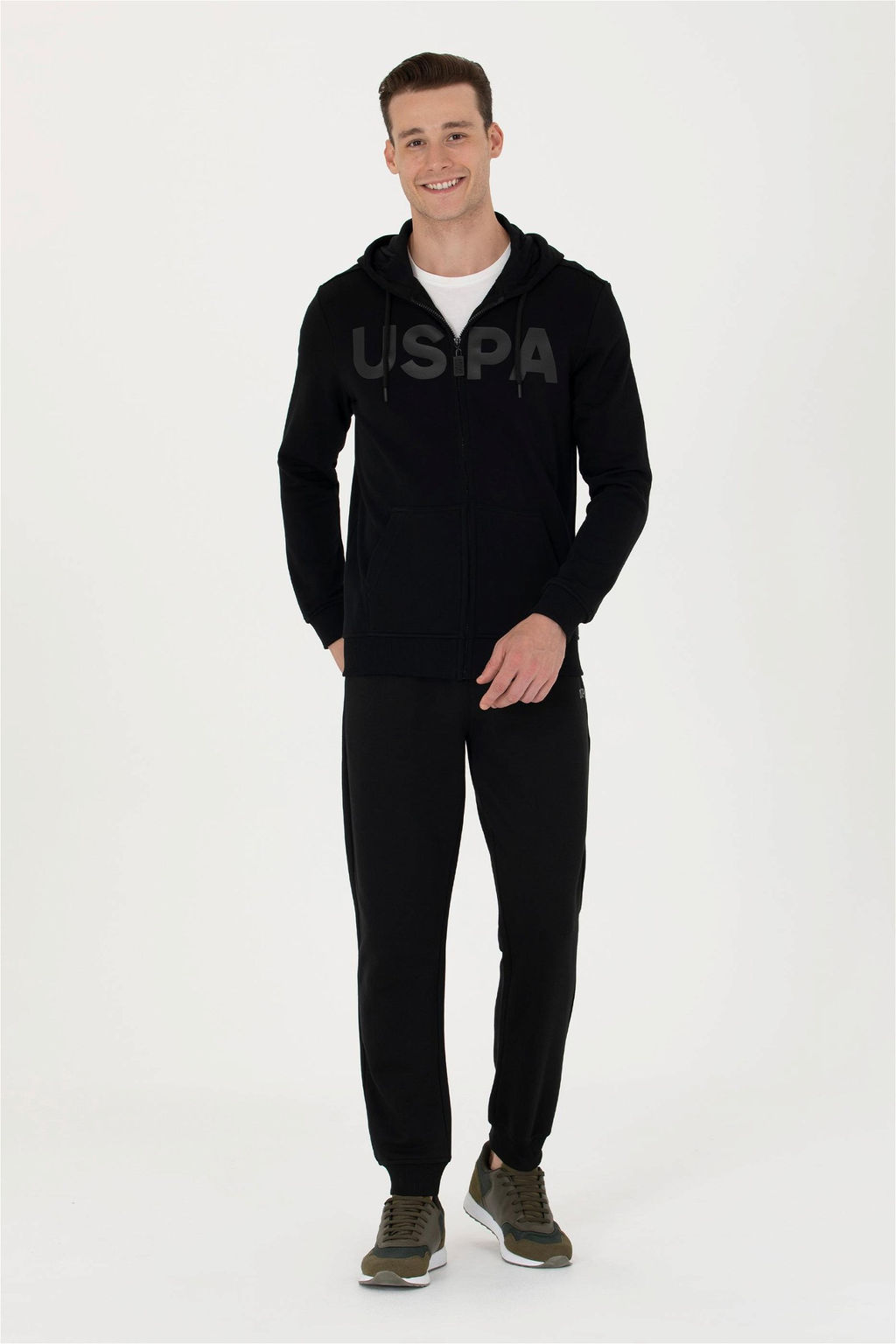 U. S. Polo Assn / Мужской черный свитшот - U.s. polo assn фото 4
