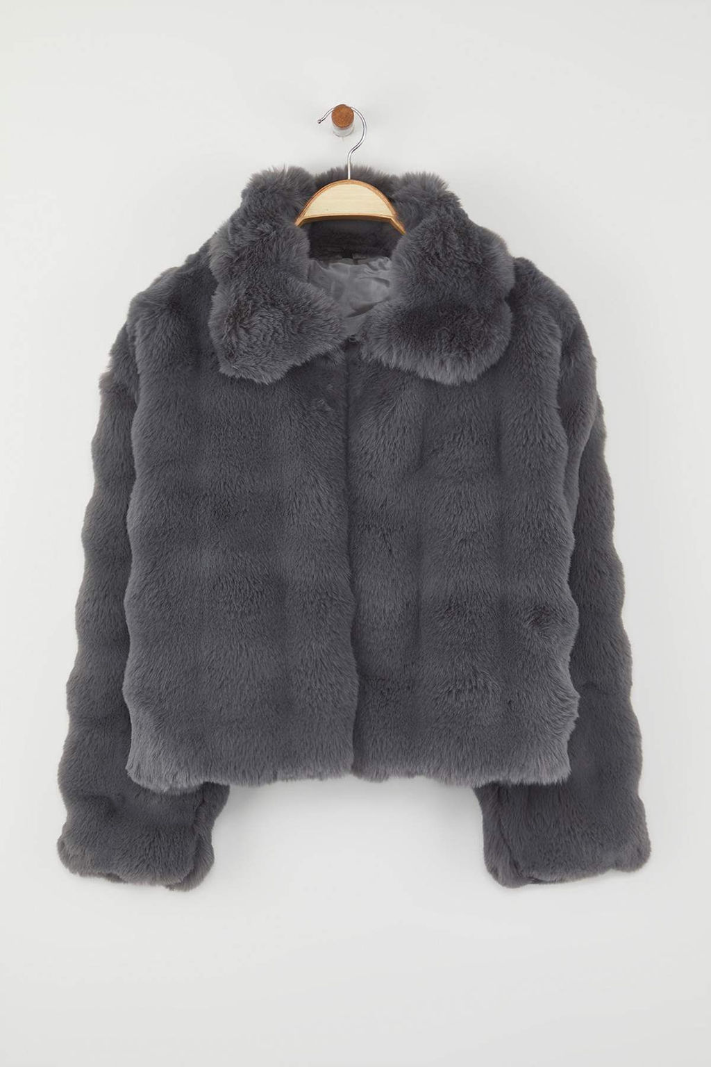 Gri Regular Kal?p Kurk Mont TWOAW26MO00105 - Trendyolmilla фото 13