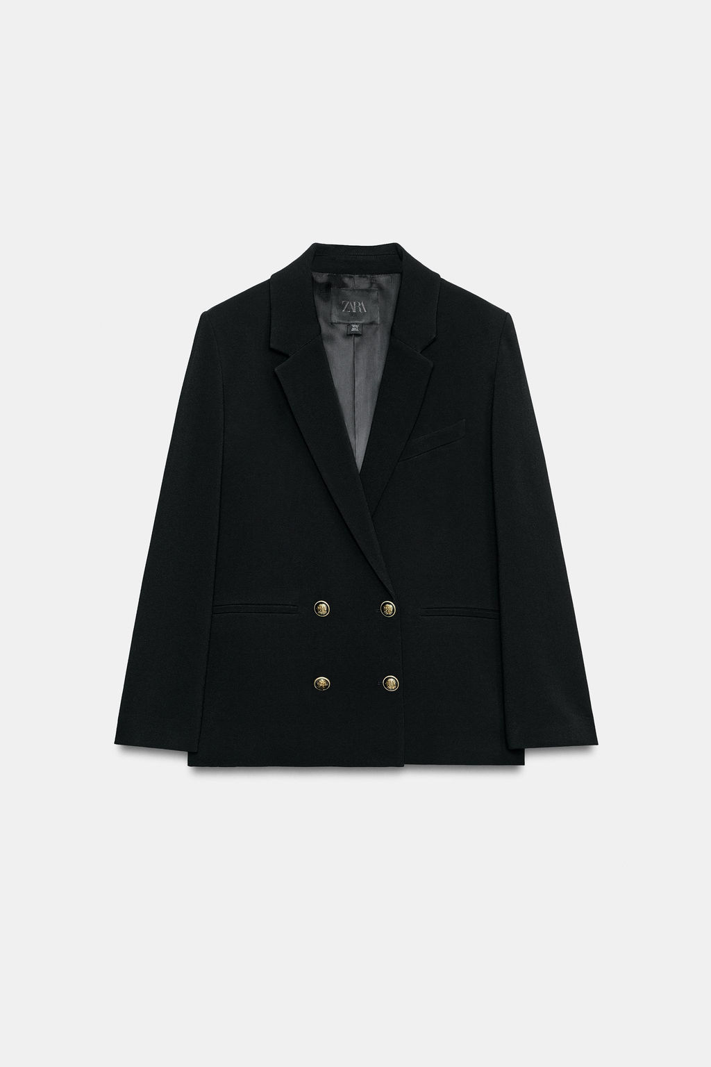 BLAZER RECTA BOTONES ZW COLLECTION / Negro - Zara фото 4