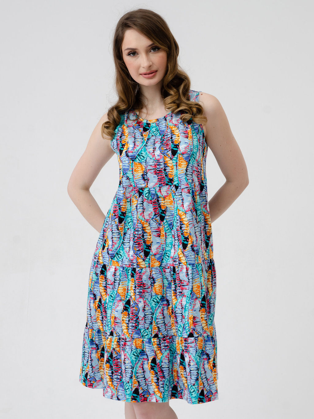 Сарафан Калейдоскоп 100% ХЛОПОК - Оптима фото 3