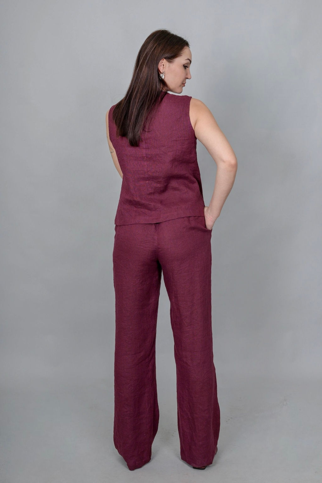 Брюки 100% лен