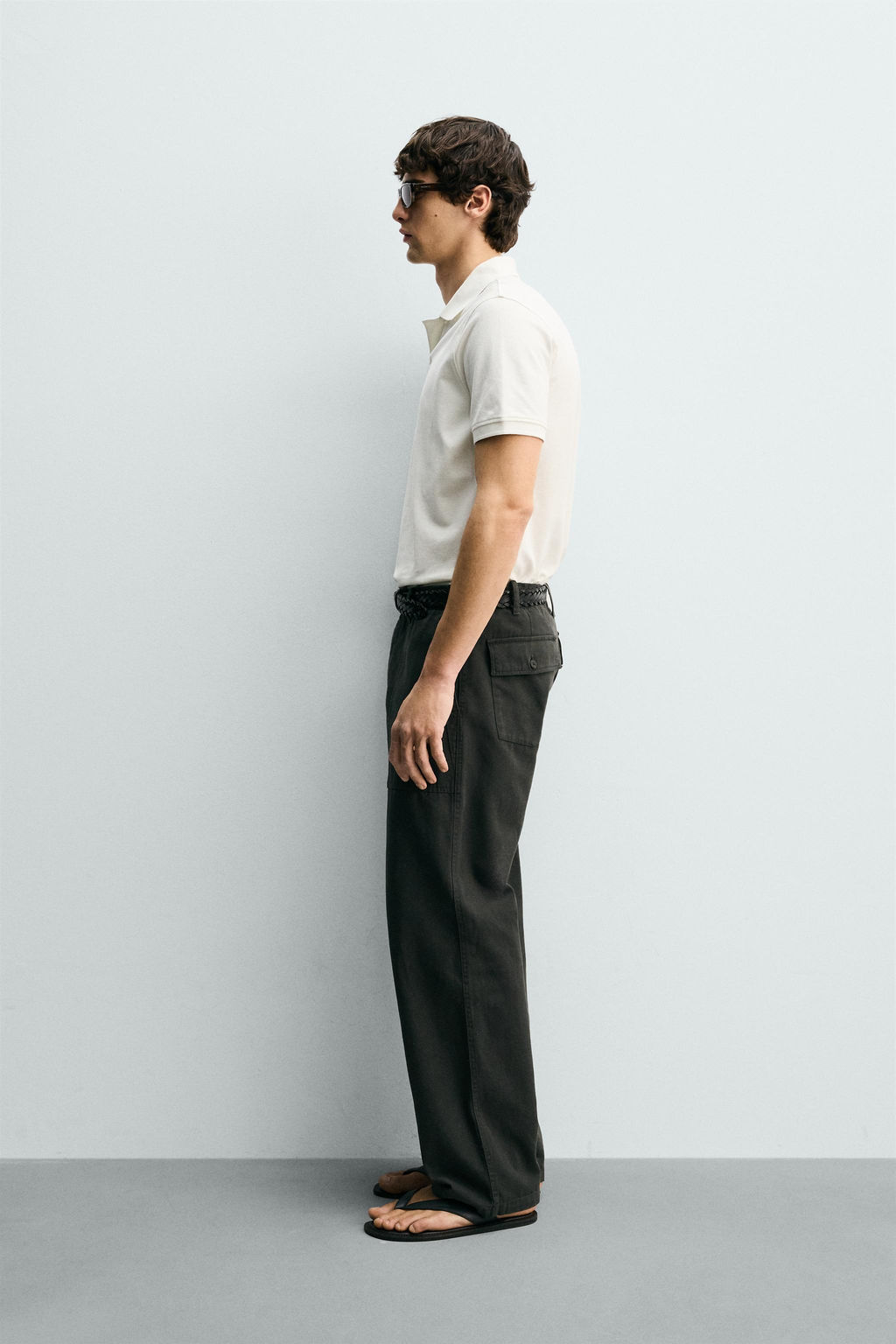 POLO ESTRUCTURA PIQU? / Blanco roto - Zara фото 4