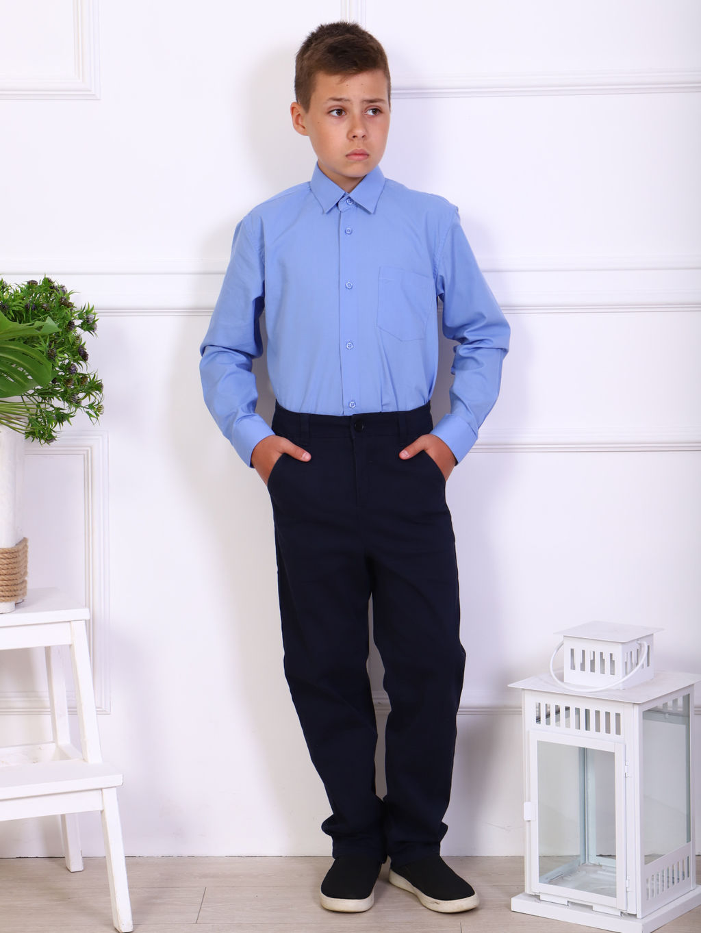 Рубашка "Ученик" синий