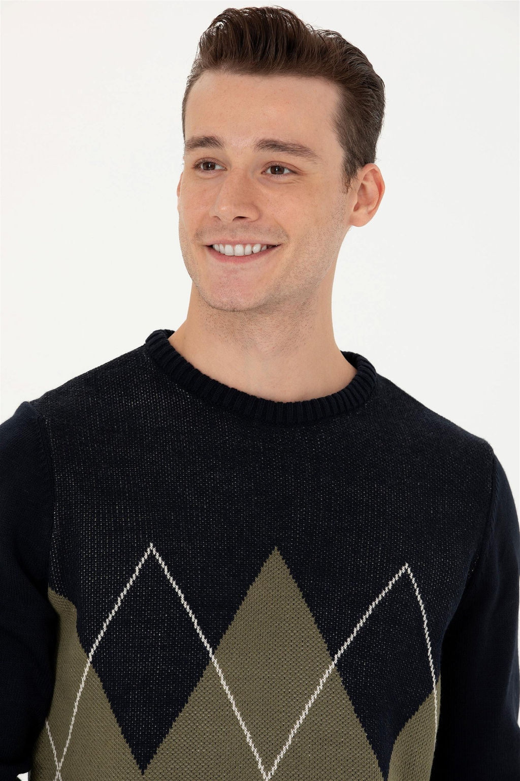 U. S. Polo Assn Мужской темно-синий свитер - U.s. polo assn фото 2