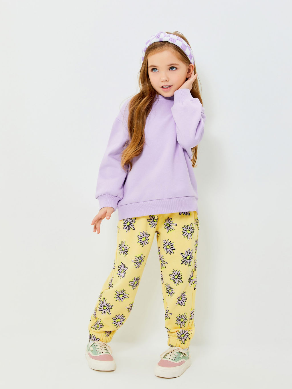 ACOOLA / Джемпер детский для девочек Tavola_sw лавандовый фото 4