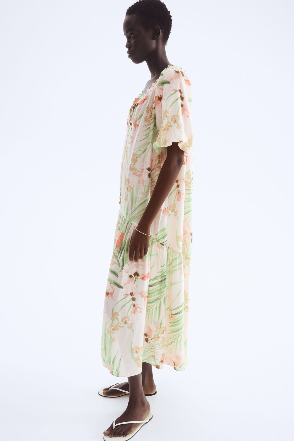 Vestido con cord?n de ajuste - H&m фото 8