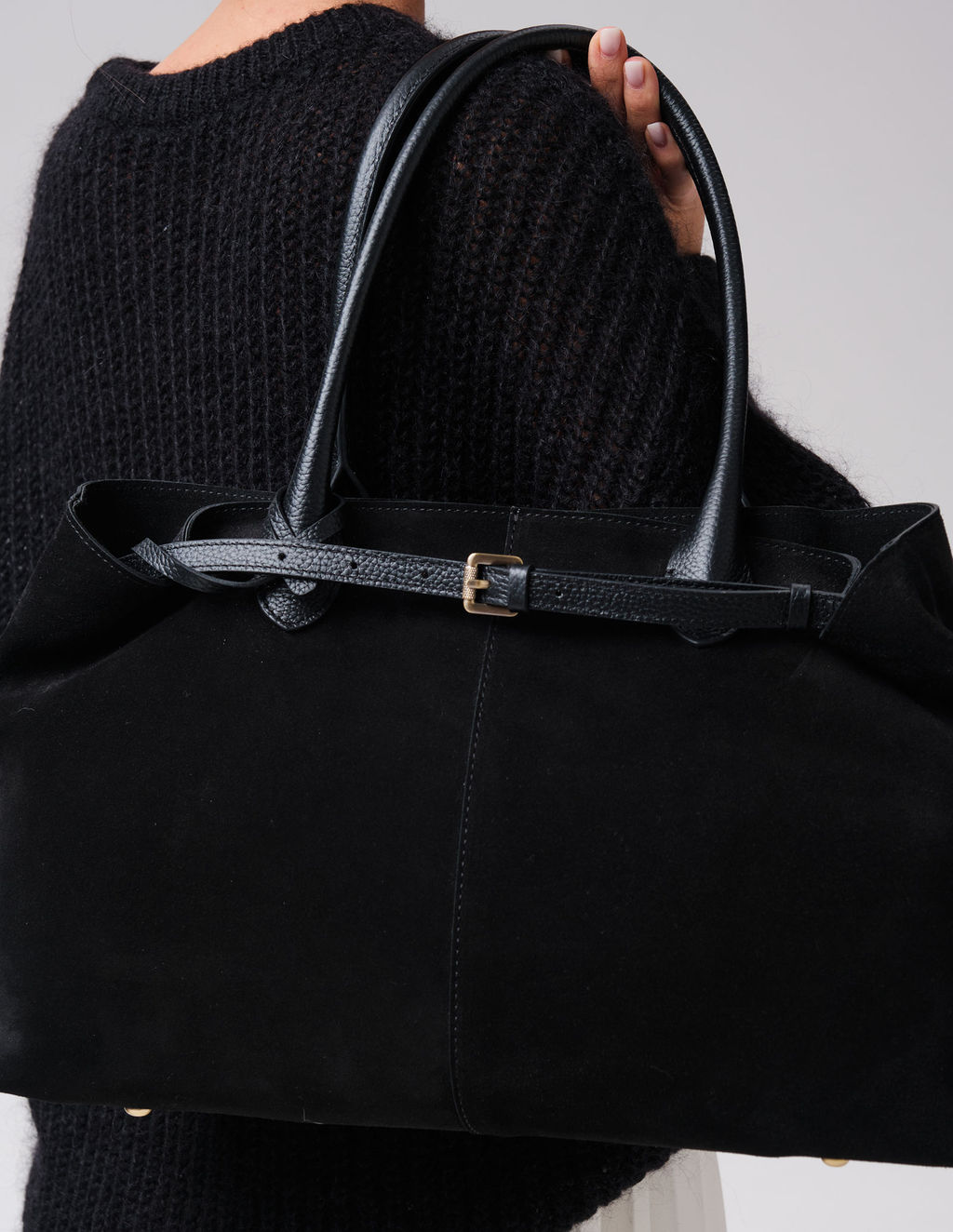 Замшевая сумка Daniela DBR 31375 черный  фото 9