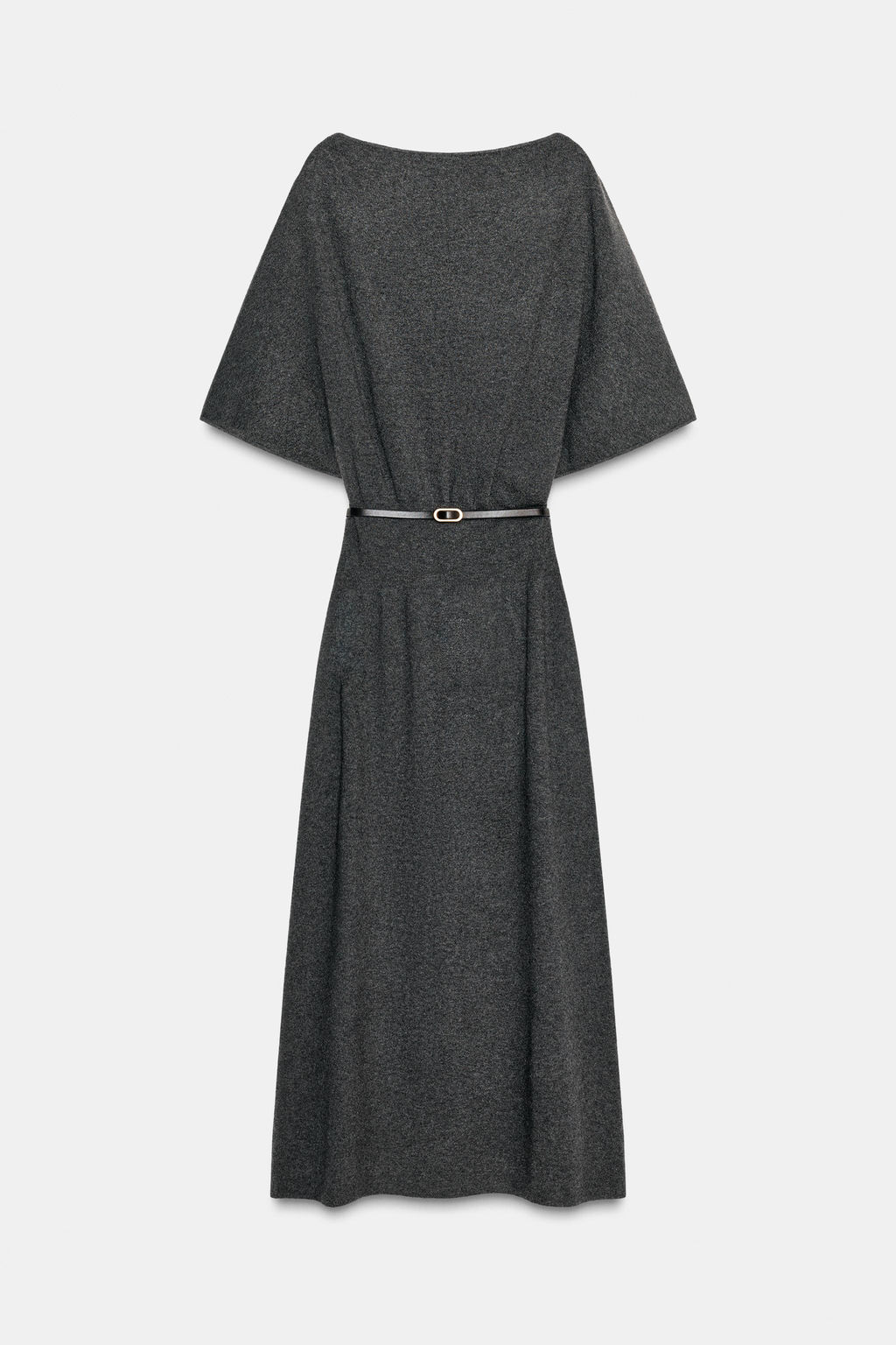 KNIT MIDI DRESS WITH BELT - Zara фото 4