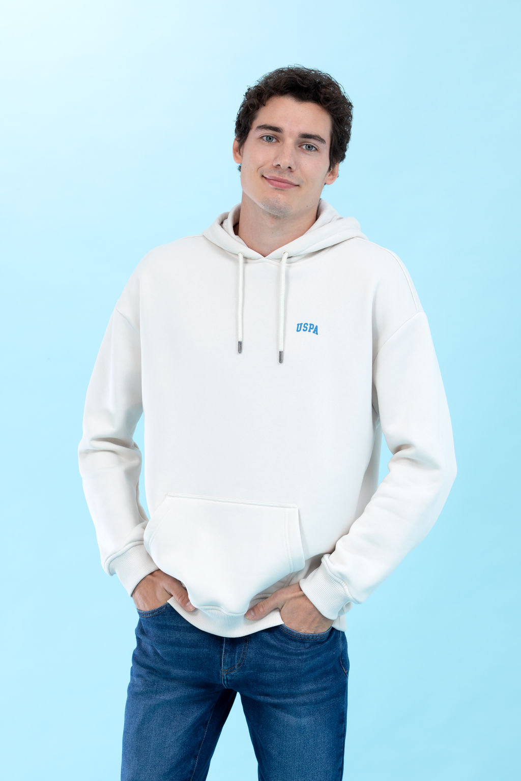 U. S. Polo Assn Базовая толстовка оверсайз с капюшоном Stone - U.s. polo assn фото 5