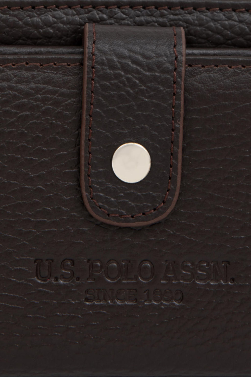 Мужской коричневый кошелек - U.s. polo assn фото 7