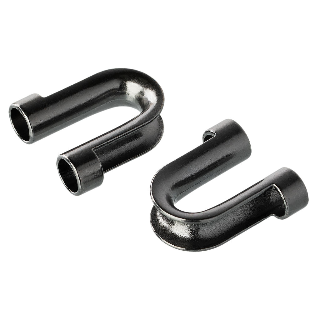 Концевик металл Gamma GB 1657 декоративные в пакете 20 шт №06 под черный никель