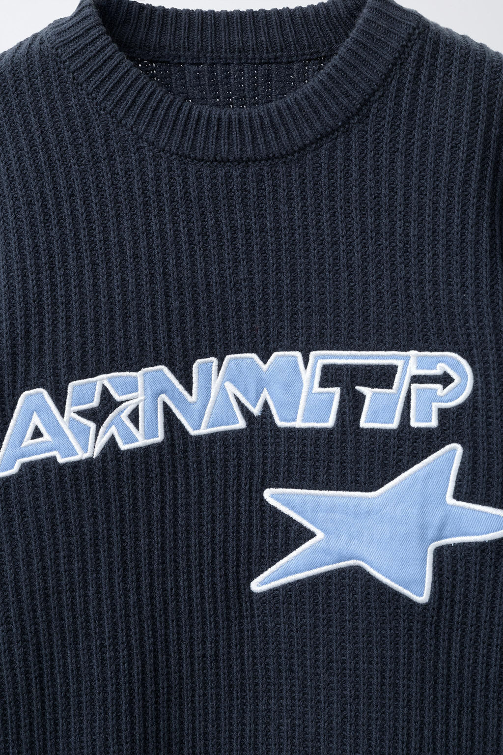 PATCH TEXT KNIT SWEATER - Zara фото 3