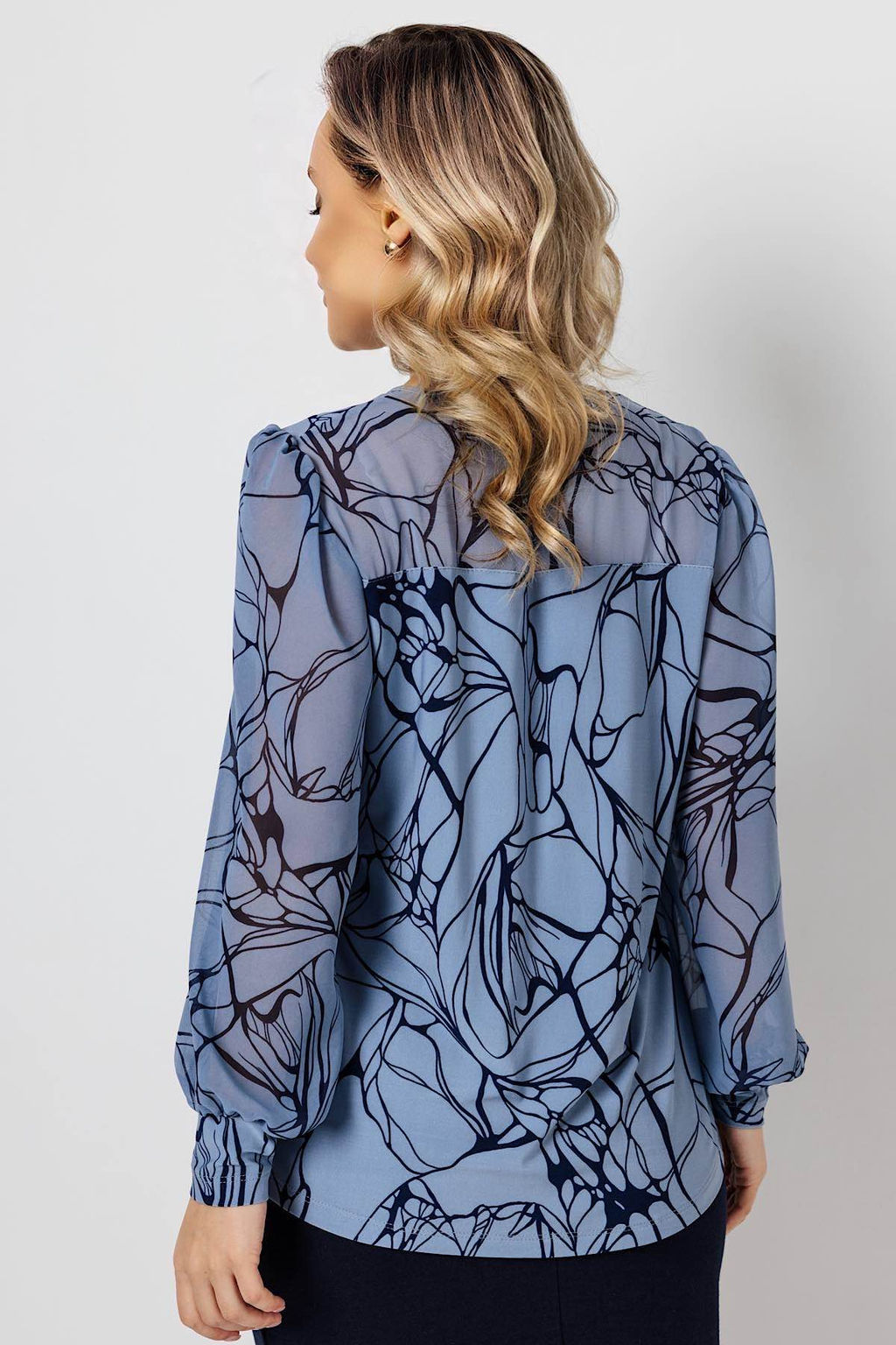 Блузка женская 4021/21/Голубой