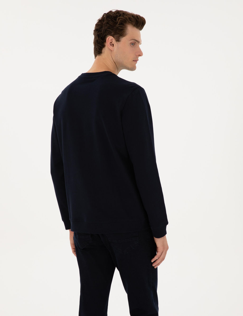 Lacivert Regular Fit Sweatshirt - Pierre cardin фото 5