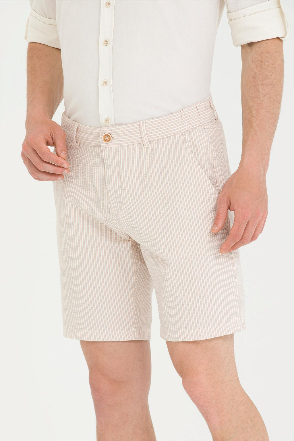 Мужские верблюжьи тканые шорты - U.s. polo assn фото 13