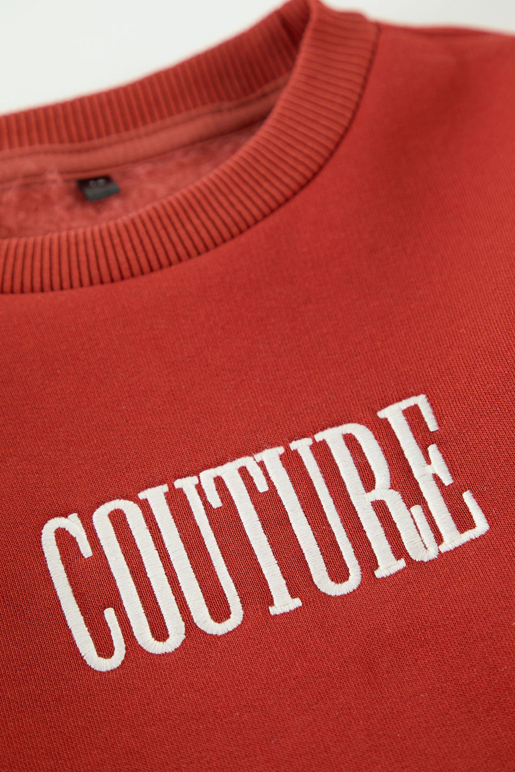 Kiremit Erkek Cocuk Baba-Ogul Bask?l? Orme Mini Me Sweatshirt TKDAW25SW00068 - Trendyolmilla фото 3