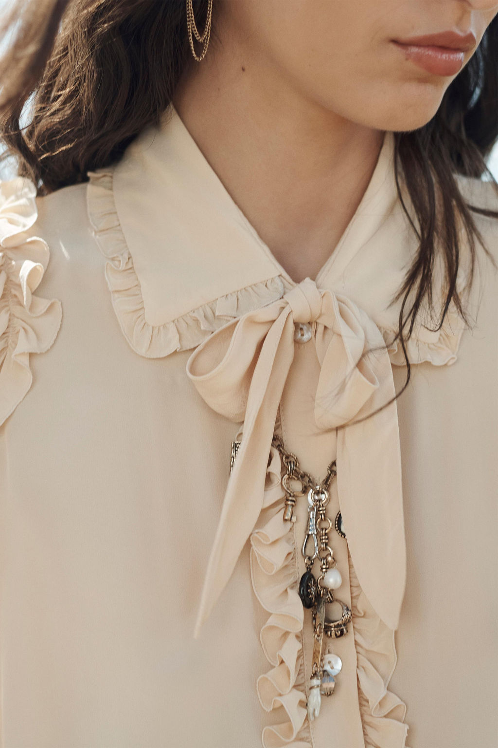 ROMANTIC SHIRT WITH BOW LIMITED EDITION - Zara фото 5