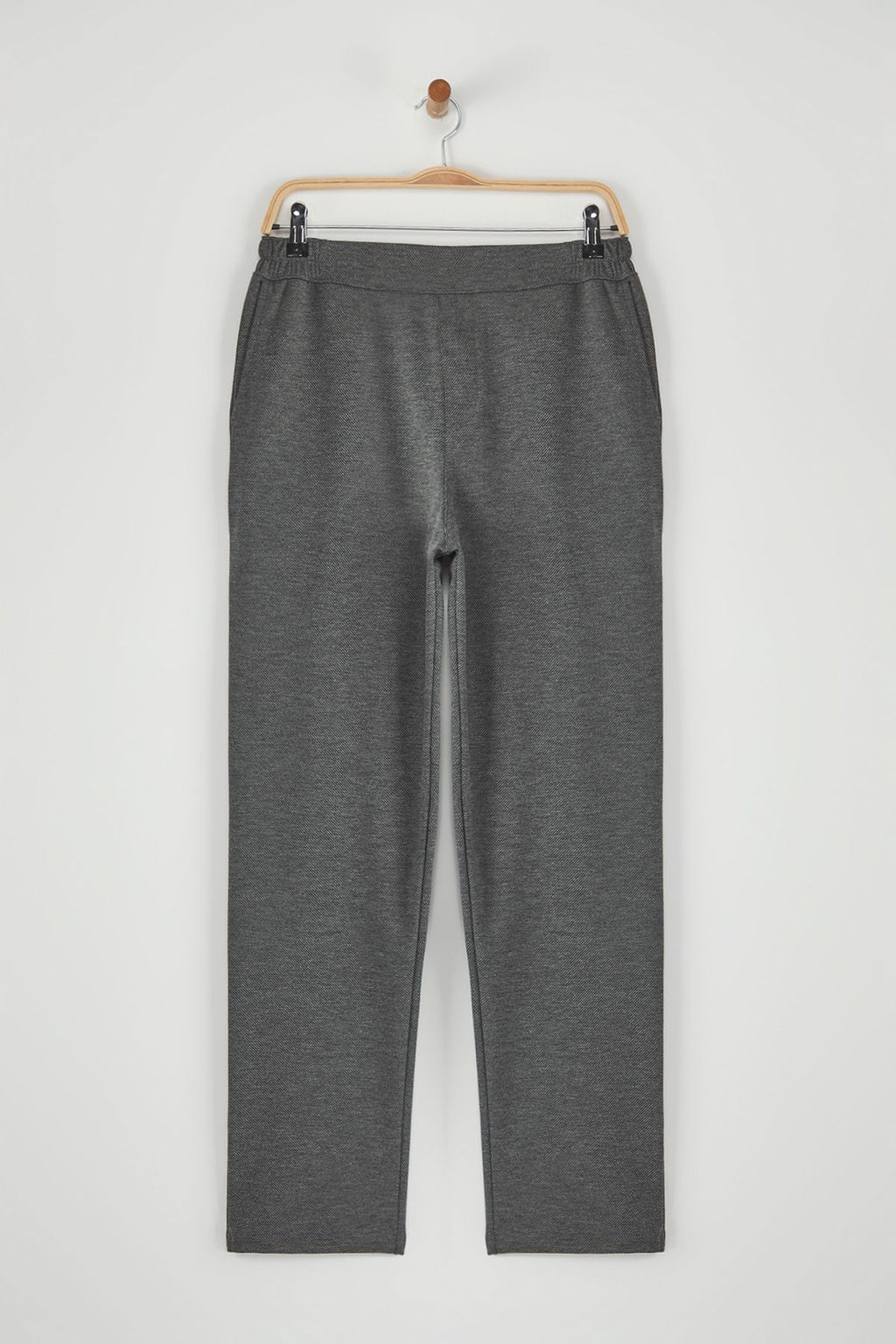 TRENDYOL MAN Antrasit Beli Lastikli Rahat S?k Orme Pantolon TMNSS25PL00022 - Trendyolmilla фото 7